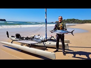 Surf launch and Mackerel fishing // Hobie Tandem Adventure Island