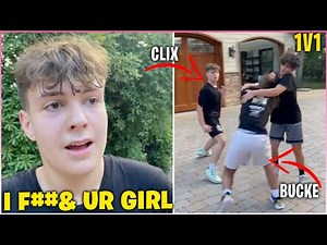 CLIX Almost KNOCKED Out NRG BUCKE On Live STREAM & SETTLE Their BEEF In 1v1 Basketball Wager!
