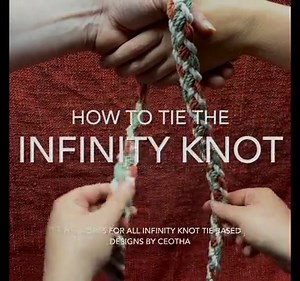How to Tie the Infinity Knot Handfasting Cord