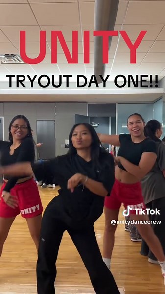 TRYOUT DAY IS HERE!! #dance #fyp #unity