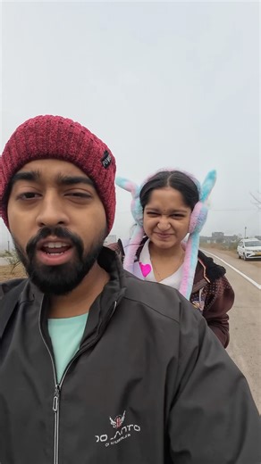 Foggy Morning Ride Hits Different 🌫️🏍️ | #yezdiadventure | #shorts #siblings #ride