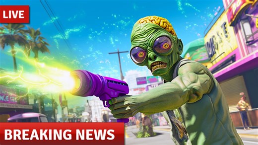 Breaking news: Alien takes over Los Santos! Invasion! | GTA 5 thug life #542