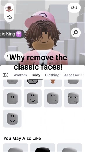 why the classic face roblox!