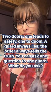 The hardest liar/truth-teller puzzle #riddle #brainteaser #reels #viral #fblifestyle | Dana's Brainteasers