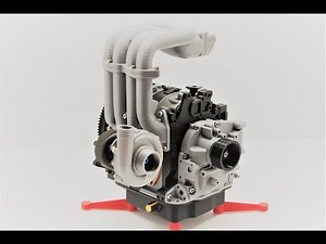 Marvel At This 3D-Printed Mazda 13B Rotary Engine Model