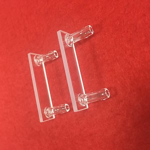[Hot Item] Lab Glassware Customized Clear Quartz Silica Glass Cuvette Flow Cell