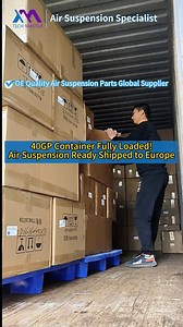 🚛 40GP Container Fully Loaded! 🌍 Air Suspension Parts Ready to Ship to Europe Another big shipment is on the move! Our 40GP container packed with high-quality TMAIRSUS® air suspension parts is now ready to head to our European partners. ✅ 💡 Why choose Tech Master? ✔️ OEM-Quality Parts ✔️ 18-Month Warranty ✔️ Fast Delivery (1-7 Days) ✔️ 1000 SKUs In Stock ✔️ Factory-Direct Pricing We’re proud to support global importers, distributors, and workshops with stable supply and professional service. 