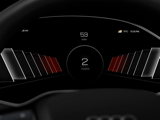 HMI Design for Audi RS e-tron by AmazingUI