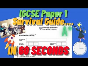 IGCSE/O-level Business Studies Paper 1 Survival Guide Updated Nov'22