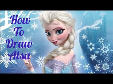 How to draw Elsa |easy tutorial (step by step)