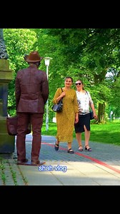 4.1M views · 111K reactions | Save the Falling Statue 藍藍 | Bushman Pranks | Facebook