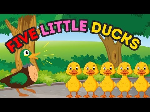5 Little Ducks | A Fun Nursery Rhyme For Kids