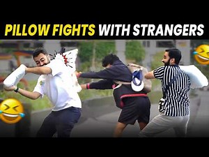 Starting Pillow Fights on Bengaluru streets 😂 | Because Why Not