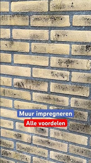 Voordelen van muren impregneren #gevelimpregneer #supercleaners