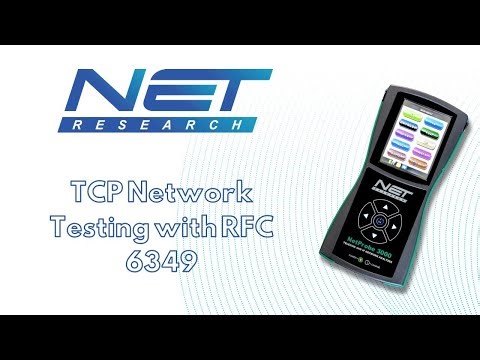 RFC 6349 TCP Network Testing with NetProbe 3000