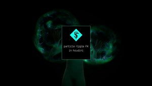 Particle Ripple FX in Houdini