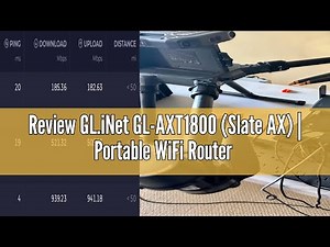 Review GL.iNet GL-AXT1800 (Slate AX) | Portable WiFi Router | Pocket-Sized Wi-Fi 6 Gigabit Travel Ro