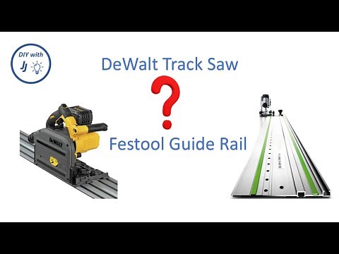 Festool Guide Rail with Dewalt Track Saw? (DOES IT WORK?)