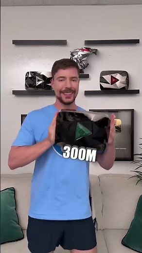 MrBeast All YouTube Play Buttons Collection (Silver to Red Diamond)