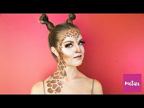 Giraffe Halloween Makeup Tutorial | Metiza