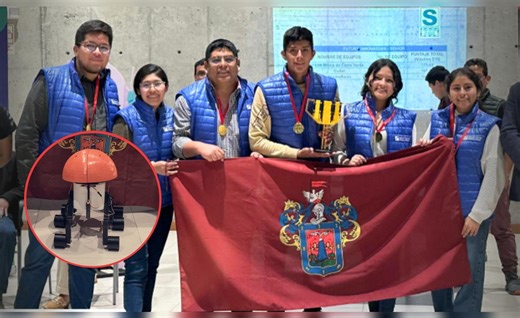 Escolares arequipeños representarán al Perú en Mundial de Robótica con robot agricultor