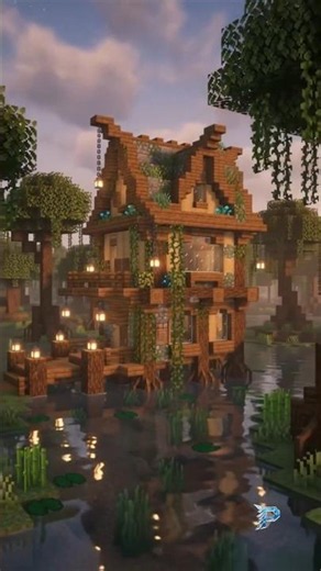 Minecraft Fantasy Mangrove House - Showcase #minecraft #shorts