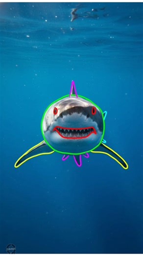 Megalodon - Line Art 250 #shorts #drawing #seamonsters #howtodraw #sketch #art #jurassicworld #edit