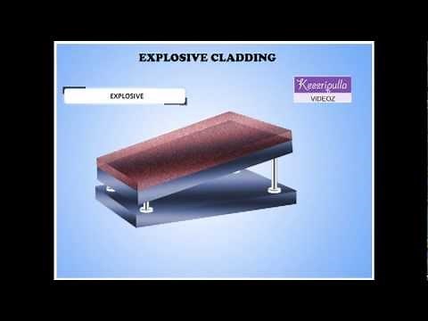 EXPLOSIVE CLADDING 2 LAYERS