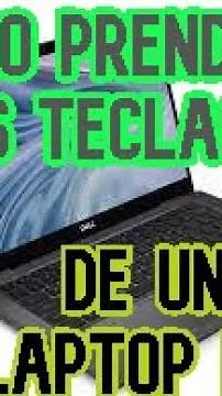 HOW TO TURN ON THE KEY LIGHTS ON A DELL LAPTOP