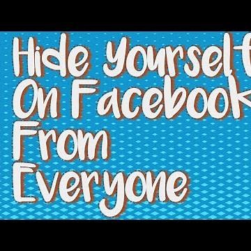 How to Hide Yourself on Facebook from Everyone | Hide Facebook Profile from Public | Really Easy