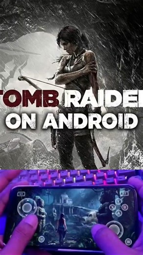 I PLAYER TOMB RAIDER ON MY ANDROID PHONE || Gamehub emulator #shorts #gaming #tombraider
