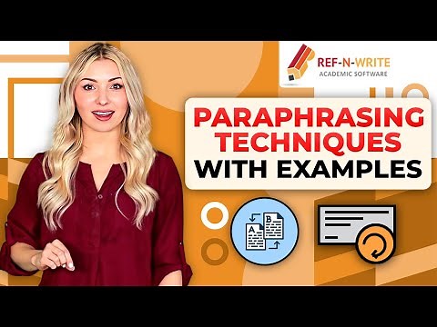 Expert Paraphrasing Tips to Avoid Plagiarism | Ref-n-Write