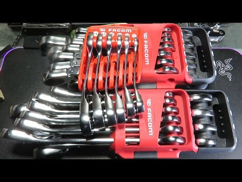 FACOM (The Tool Rolls): some sets of ratchet combination wrenches