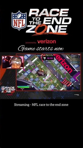 NFL Race To The End Zone Fortnite #nfl #fortnite #shorts