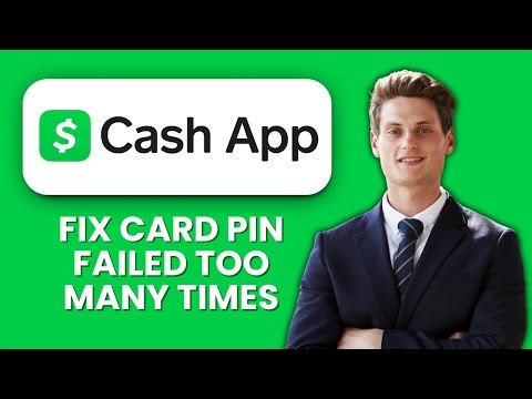 Cash App Card PIN Failed Too Many Times — Fix 🔒 Reset PIN & Unlock Your Card Fast