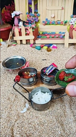 Tiny Cooking Lunch Box | Rice + Crispy Chicken Fry + Snacks 🍗