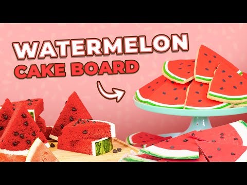 Watermelon DESSERT PLATTER???😲 Perfect For Summer! Sugar Cookies and CHOCOLATE BARK | How to Cake It