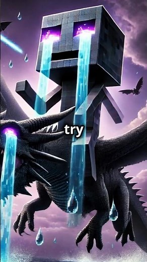 Why Is This Enderman Crying? 😱👀 #minecraft #minecraftgameplay #minecraftfactsthatwillblowyourmind