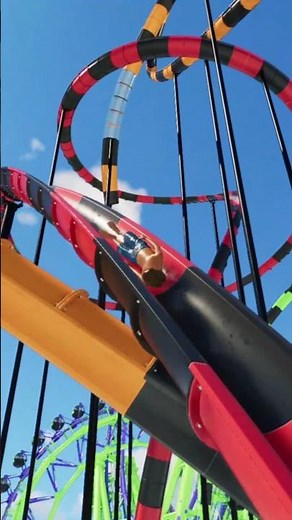 Red Venom Water Slide - Planet Coaster 2 #waterslide #waterpark #planetcoaster2