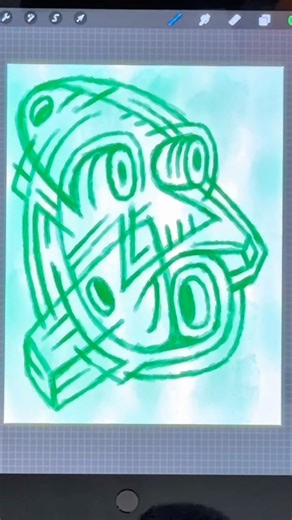 Do Abstract Faces Hide Messages from Other Realms?