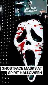 NEW! Ghostface Masks at Spirit Halloween 2026! #spirithalloween #ghostface #horror