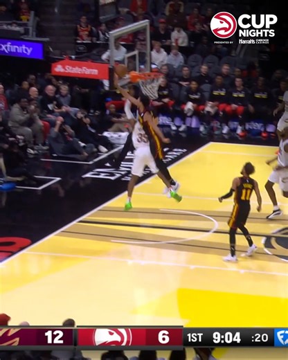 11K views · 209 reactions | 1-0 in NBA Cup play so far  Throwback to our win over the Cavs last year that helped take us to the semifinals in Vegas! Harrah's Cherokee Casino Resort | Atlanta Hawks | Facebook