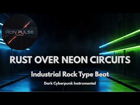 Rust Over Neon Circuits – Industrial Rock Type Beat | Cyberpunk Metal Instrumental (2026)