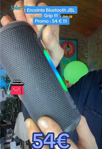 Enceinte Bluetooth JBL Grip !!! Promo : 54 € !!! #tiktokshop #offresdeprintemps #OffresPourToi #viral #fyp