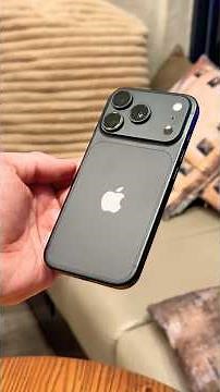 Hands on with the black iPhone 18 Pro!