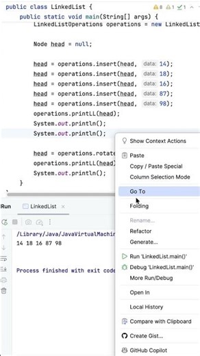 Rotate the Linked List in clock-wise by k nodes