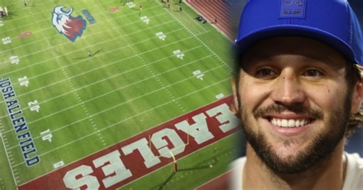 'A field where a dream began': Firebaugh High School dedicates football field to Josh Allen