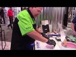Dave McKinney of Evercoat Demonstrates Rage Optex Premium Filler at SEMA 2018