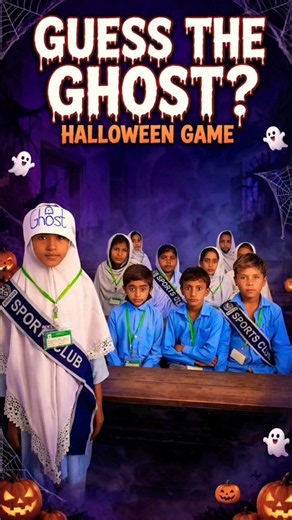 👻 Ghost Guessing Halloween Challenge Game 🎃 | Super Fun Halloween School Activity #shorts #viral