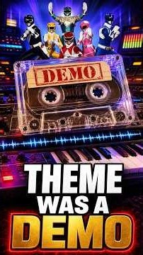 Wait, the Power Rangers theme was just a demo?! 😱 #powerrangers #shorts